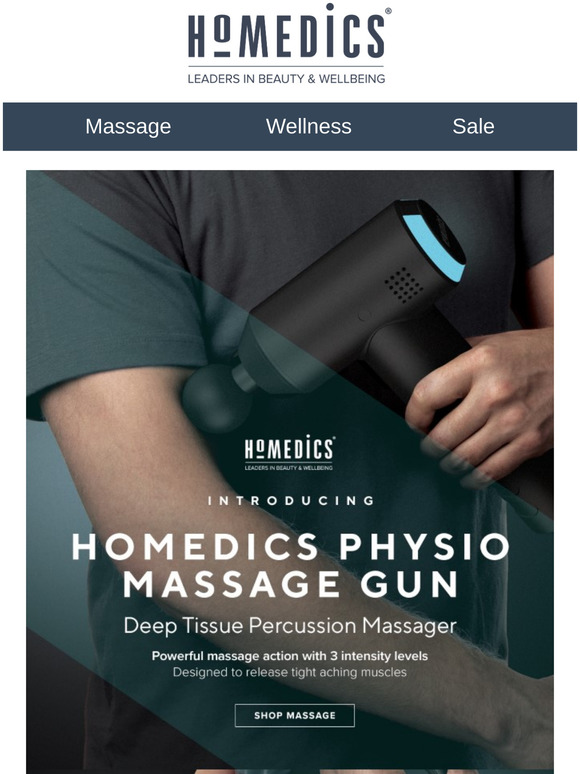 homedics physio massage gun