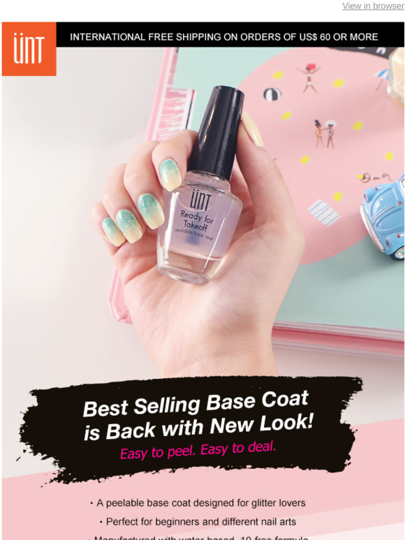 What Are You Waiting For? The Famous Peel Off Base Coat is Here With Brand New Look!