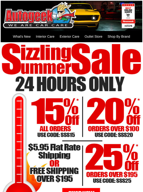 Shop Our Sizzling Summer Sale Live NOW! Milled