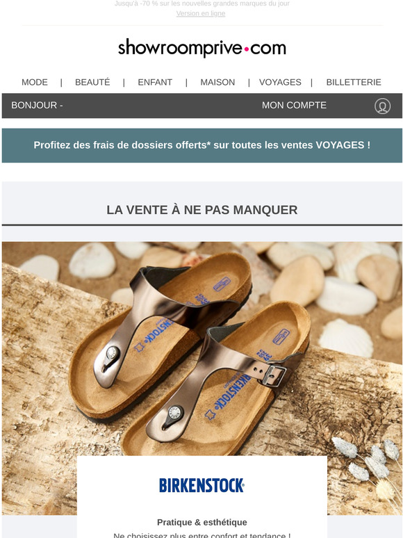 birkenstock showroomprive