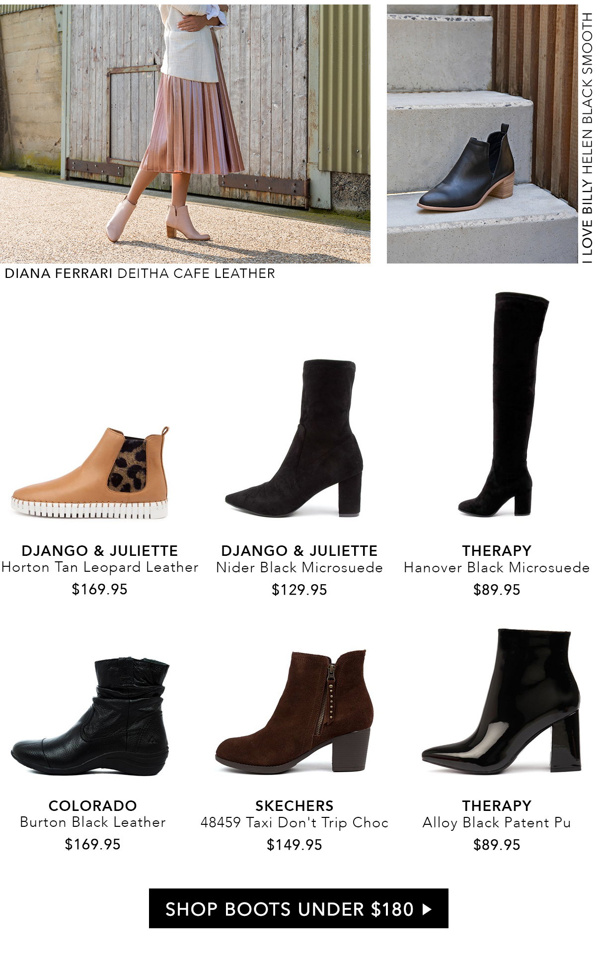 Style Tread: Stunning Boots Under $180 