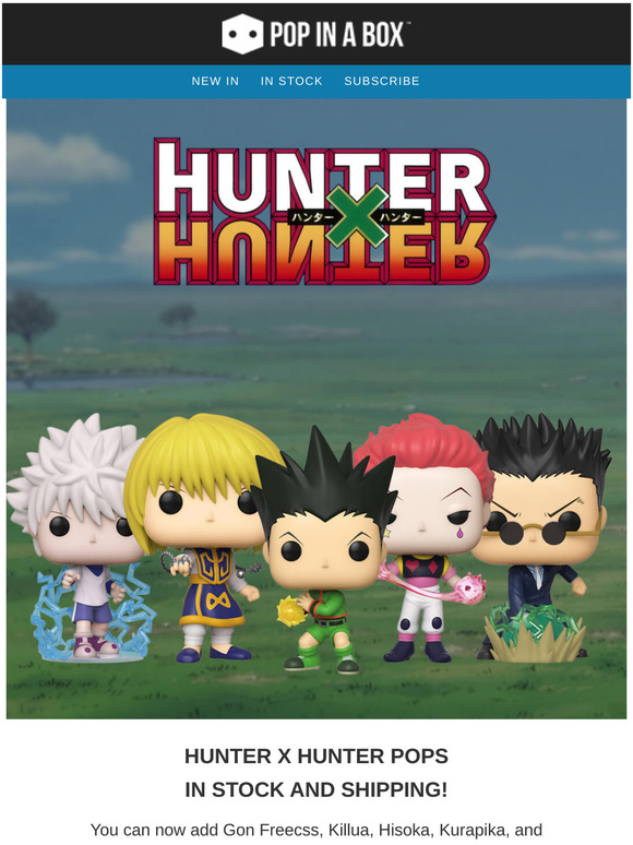Pop In A Box Us Hunter X Hunter In Stock And Shipping Now Milled