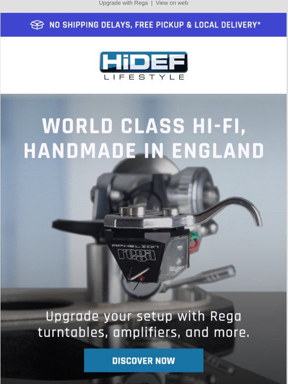 World class hi-fi, handmade in England...