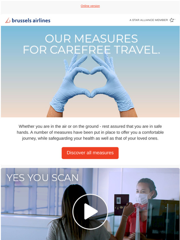 Our measures for carefree travel.