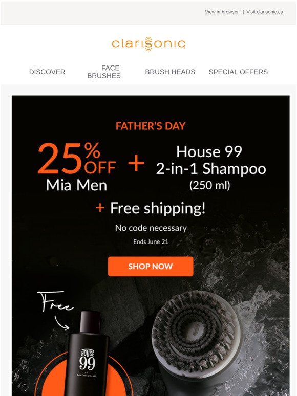 Father's Day Event is ON! 25% OFF on Mia Men 👨