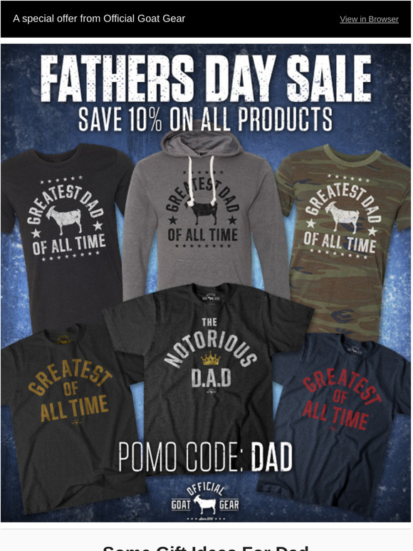 Father's Day Gift Ideas - Save 10% 