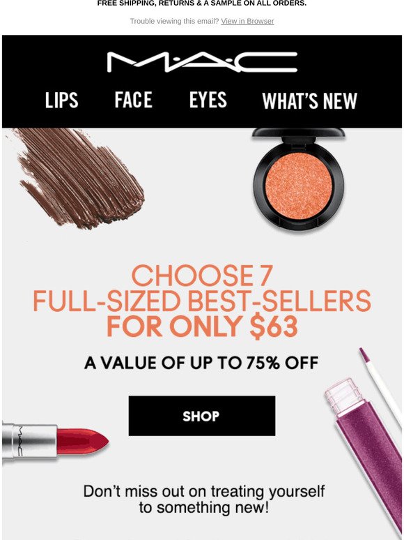 how to find marked down items on mac cosmetics website