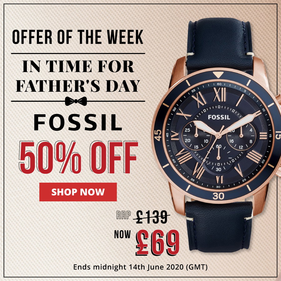 Watches2U: Half price Fossil watch 