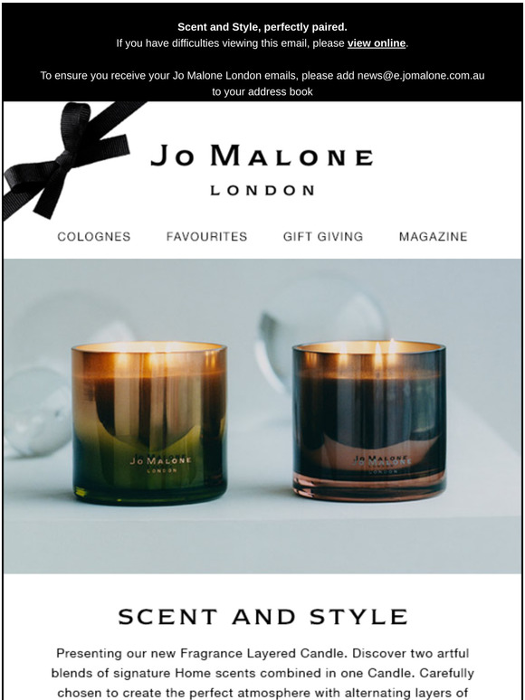 jo malone fragrance layered candle