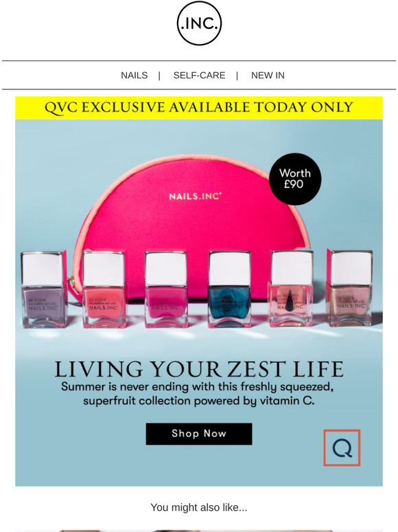 Nails Inc Qvc Exclusive Living Your Zest Life Has Landed Milled