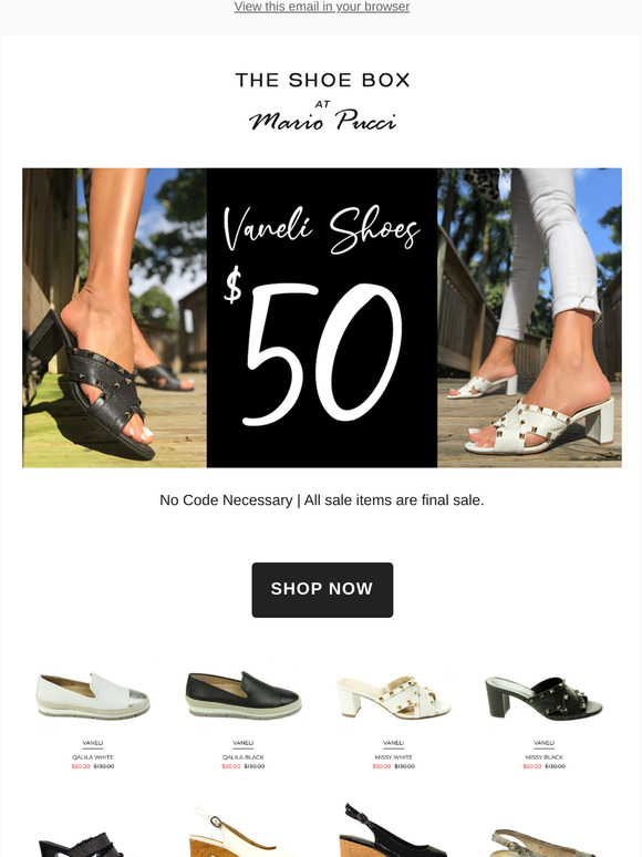 Vaneli on sale shoes price