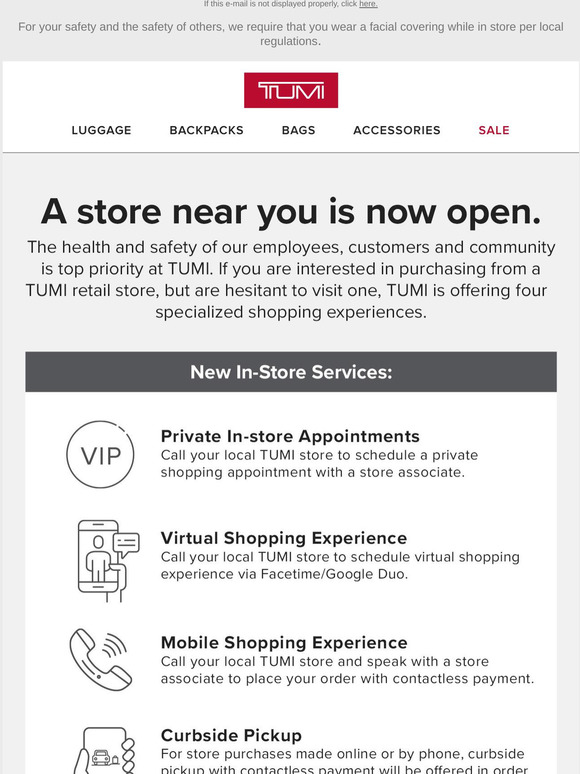 tumi promo code july 2019