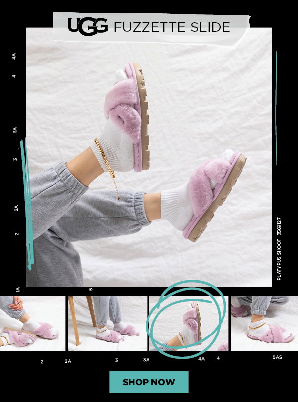 ugg fuzzette slide