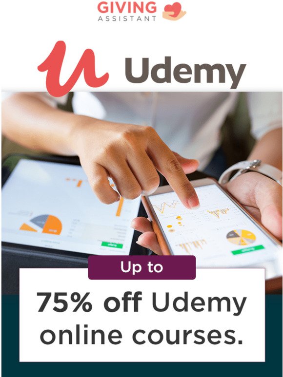 Savings are in Session: 75% at Udemy Now