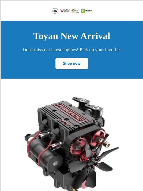 toyan 2 cylinder engine