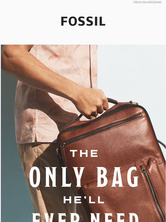 fossil buckner convertible backpack