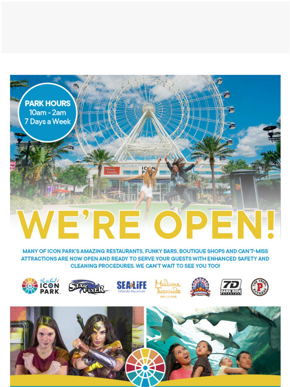 ICON Park Open!