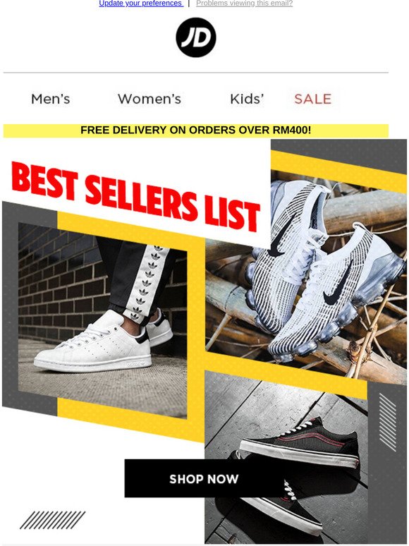 stoom relais Terugbetaling JD Sports (MY): Undisputed King Of Trainers 👑👟 | Milled