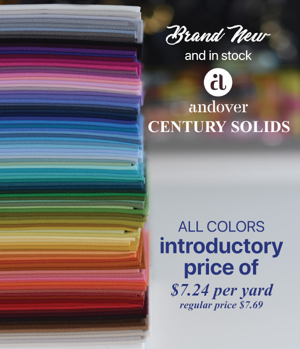 Keepsake Quilting: NEW! Color Your World With Century Solids From ...