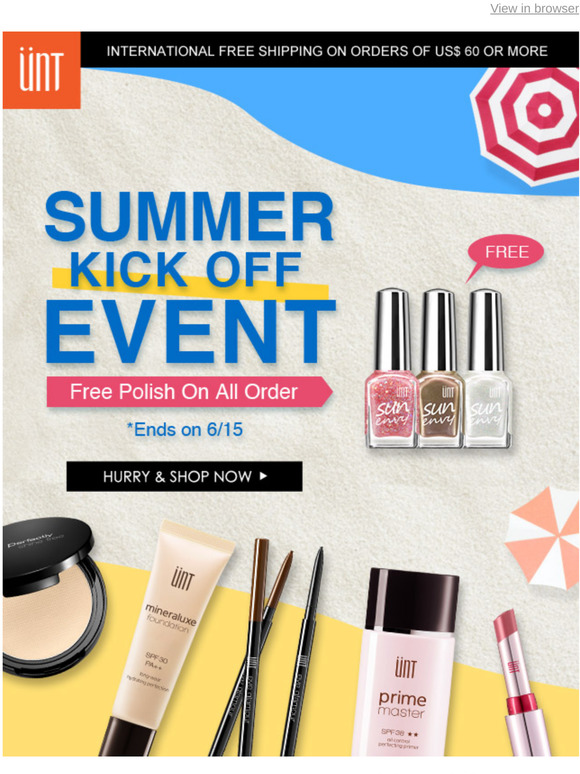 Summer Kick Off Event ✨ Pick Your Faves Products & Get Free Polish