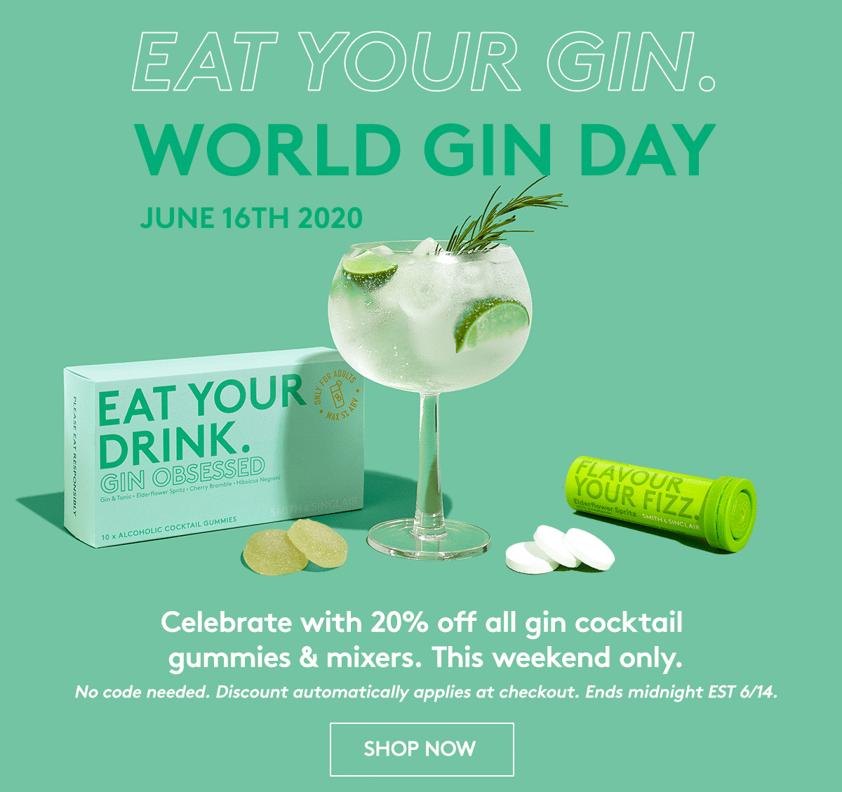 Smith Sinclair World Gin Day Off Gin Obsessed Milled