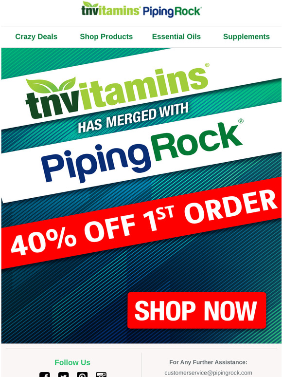 Shop Now! 40% off your 1st order