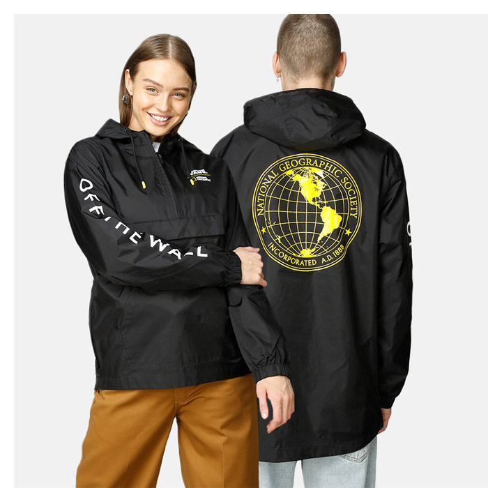 vans national geographic windbreaker