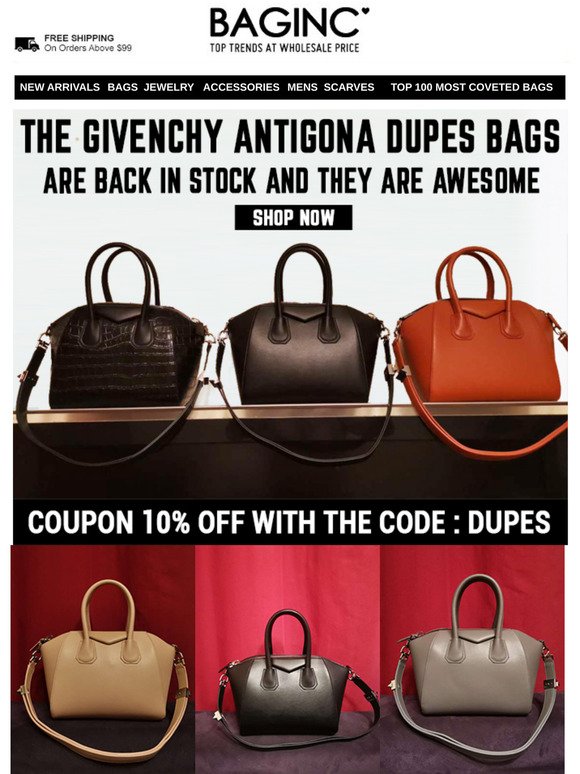 The Givenchy Antigona Dupes Are Back In 