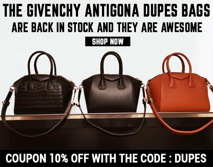 BAGINC : BGLAMOUR LIMITED: The Givenchy Antigona Dupes Are Back In Stock  And They're Awesome 😍