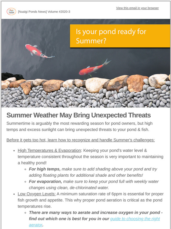 Nualgi Ponds [Nualgi Ponds] Tips to Beat the Summer Heat 🌞 🔥 Milled