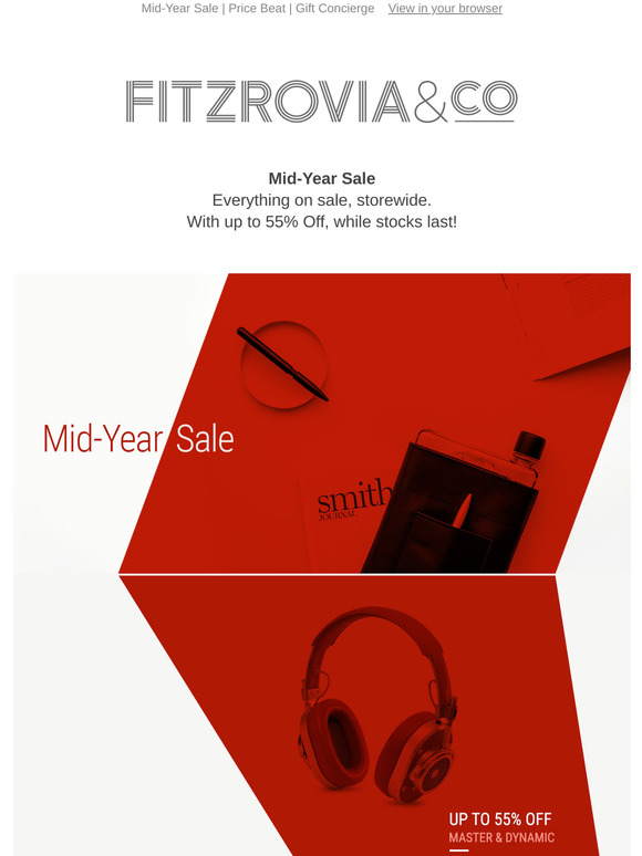 Mid-Year Sale On Now with up to 55% Off!