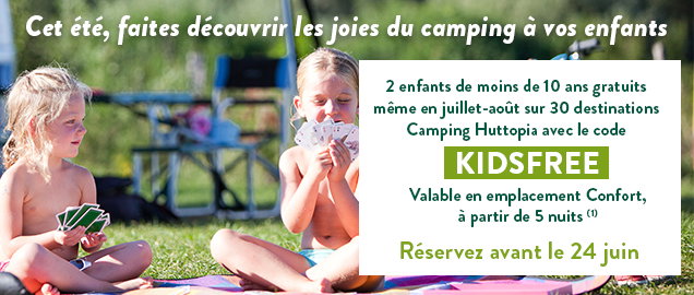 Huttopia Standard Camping Offert Pour Les Enfants Cet Ete Milled