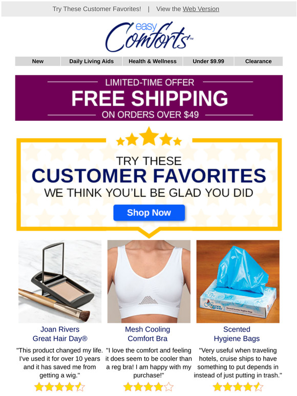 Easy Comforts The Best of the Best! Milled