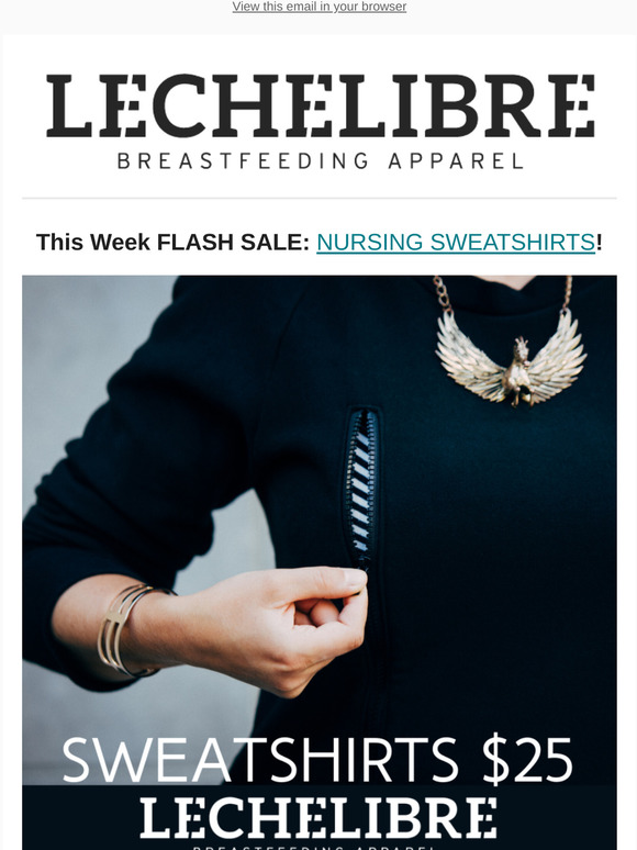 FLASH SALE! NURSING SWEATSHIRTS ONLY $25!