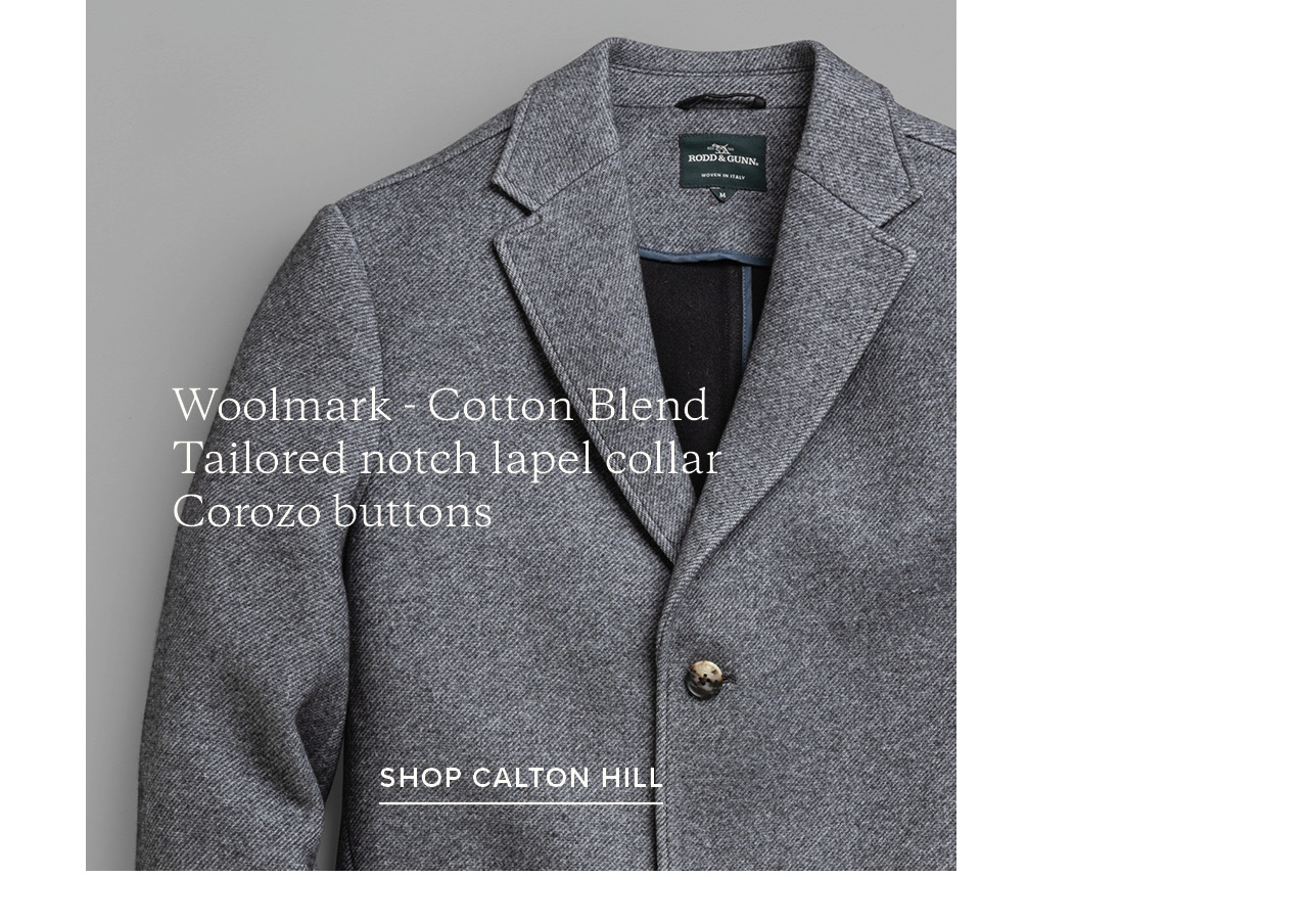 calton hill wool blend coat rodd & gunn