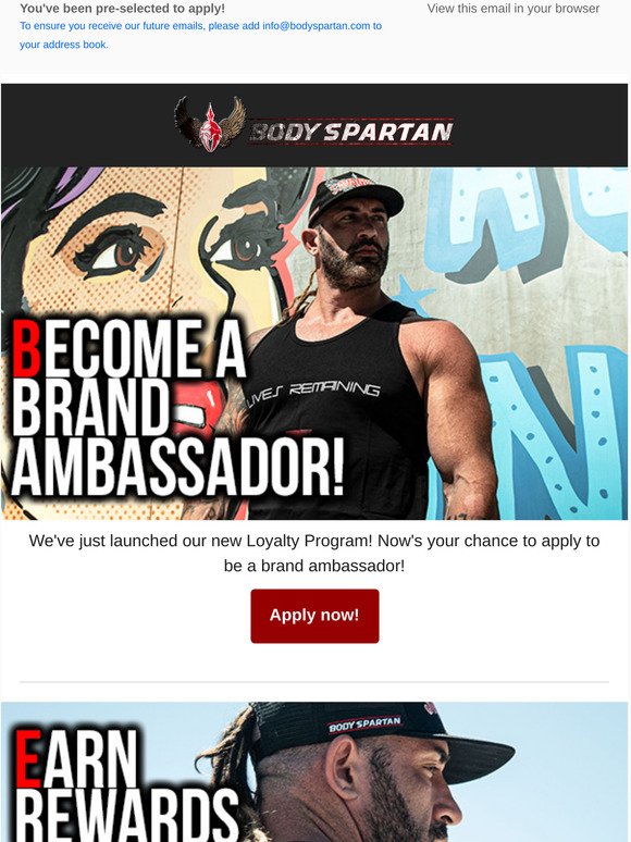 Become a brand ambassador!
