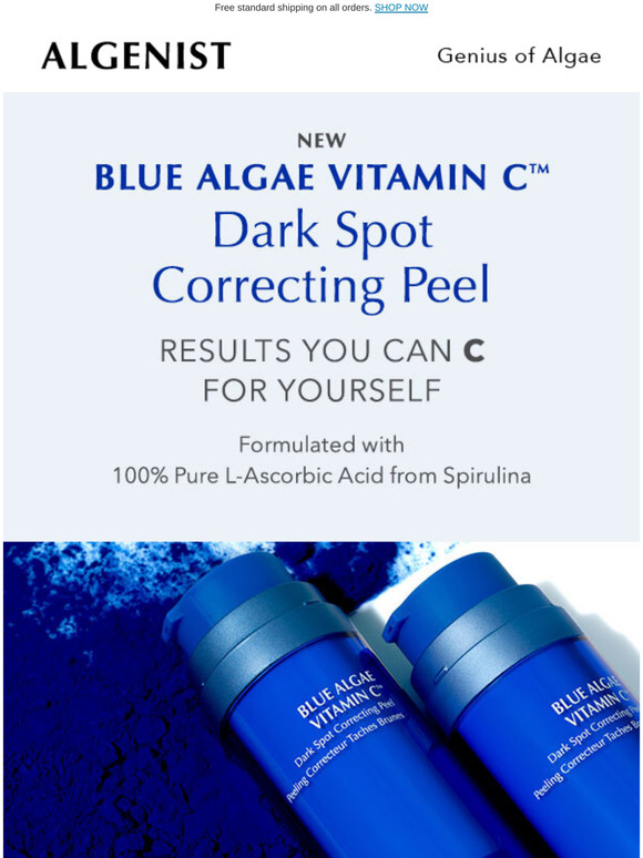 blue algae vitamin c algenist