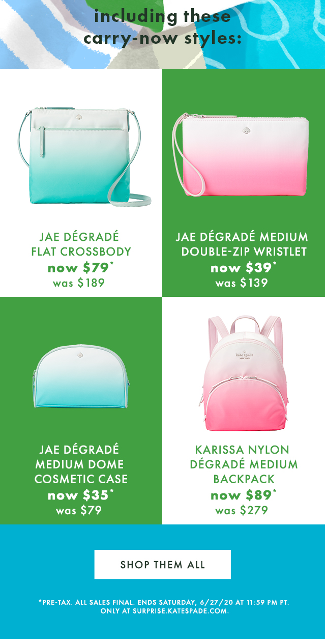 karissa nylon degrade medium backpack