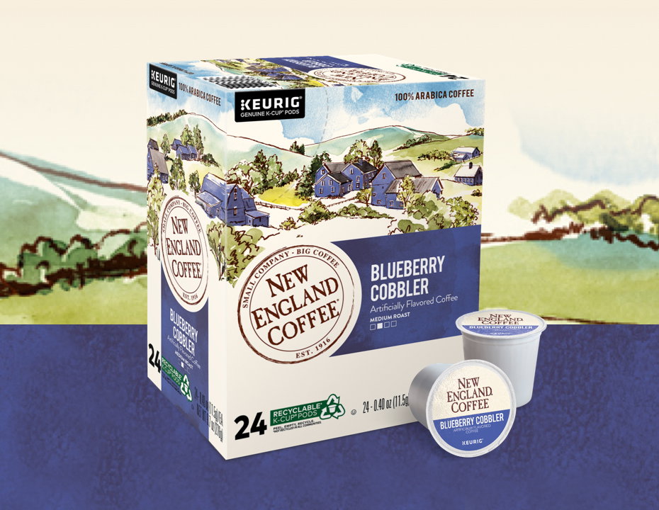 New England Coffee Blueberry Cobbler is 