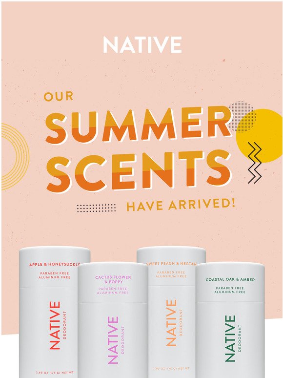 Native Deodorant Summer Scents Are Here ☀️ Milled