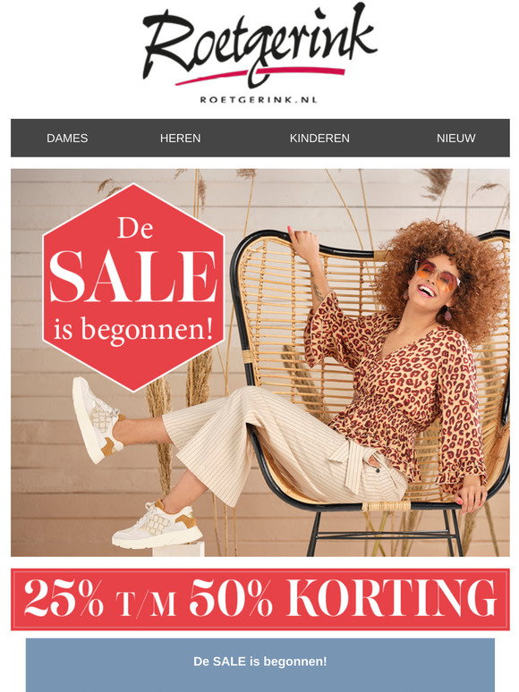 Roetgerink.nl: De SALE is begonnen: 25% - 50% korting | Milled