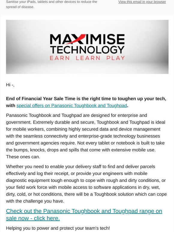 Tough mobile tech devices on SALE at EOFY