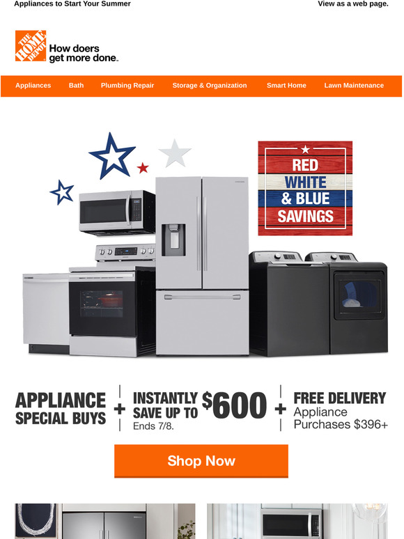 Appliance Savings - The Home Depot