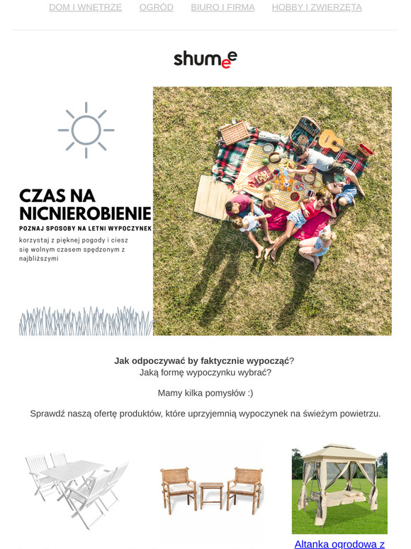 🌞Szykujcie kosze piknikowe! Czas na wypoczynek 