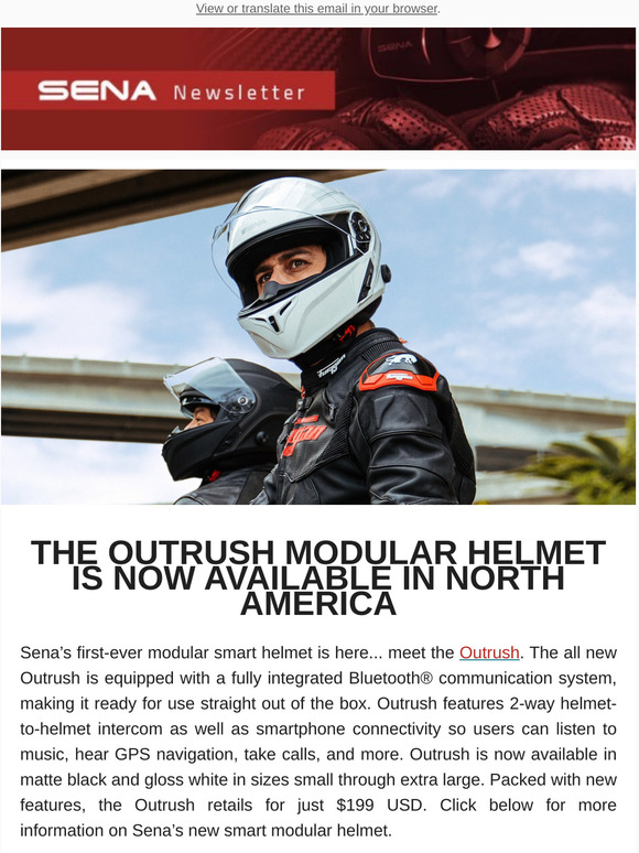 sena outrush helmet