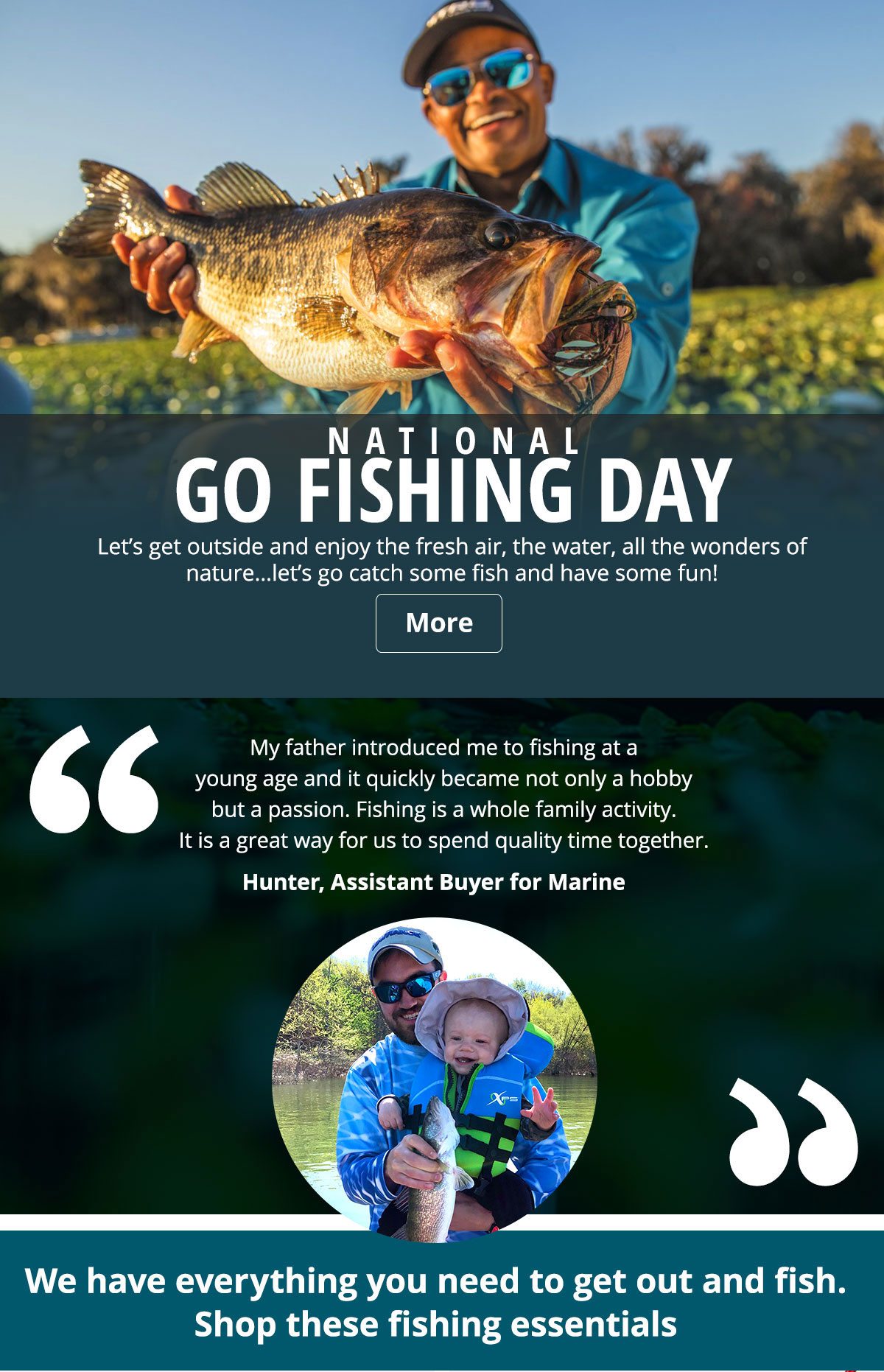 Cabela S Ita S National Go Fishing Day A Leta S Celebrate Milled