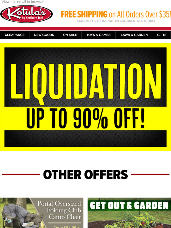 PRODUCT LIQUIDATION: Save Up To 90%