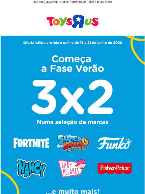 Oferecemos-te o 3ª brinquedo #FaseVerão