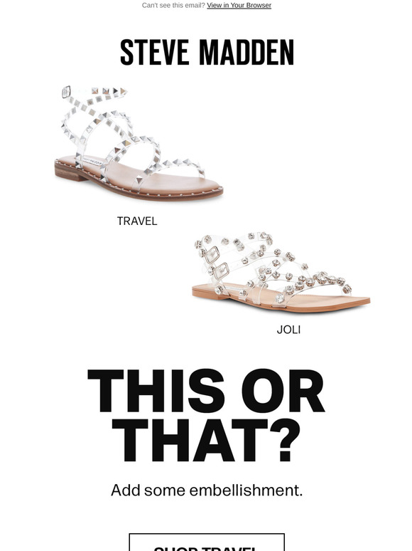 joli clear steve madden