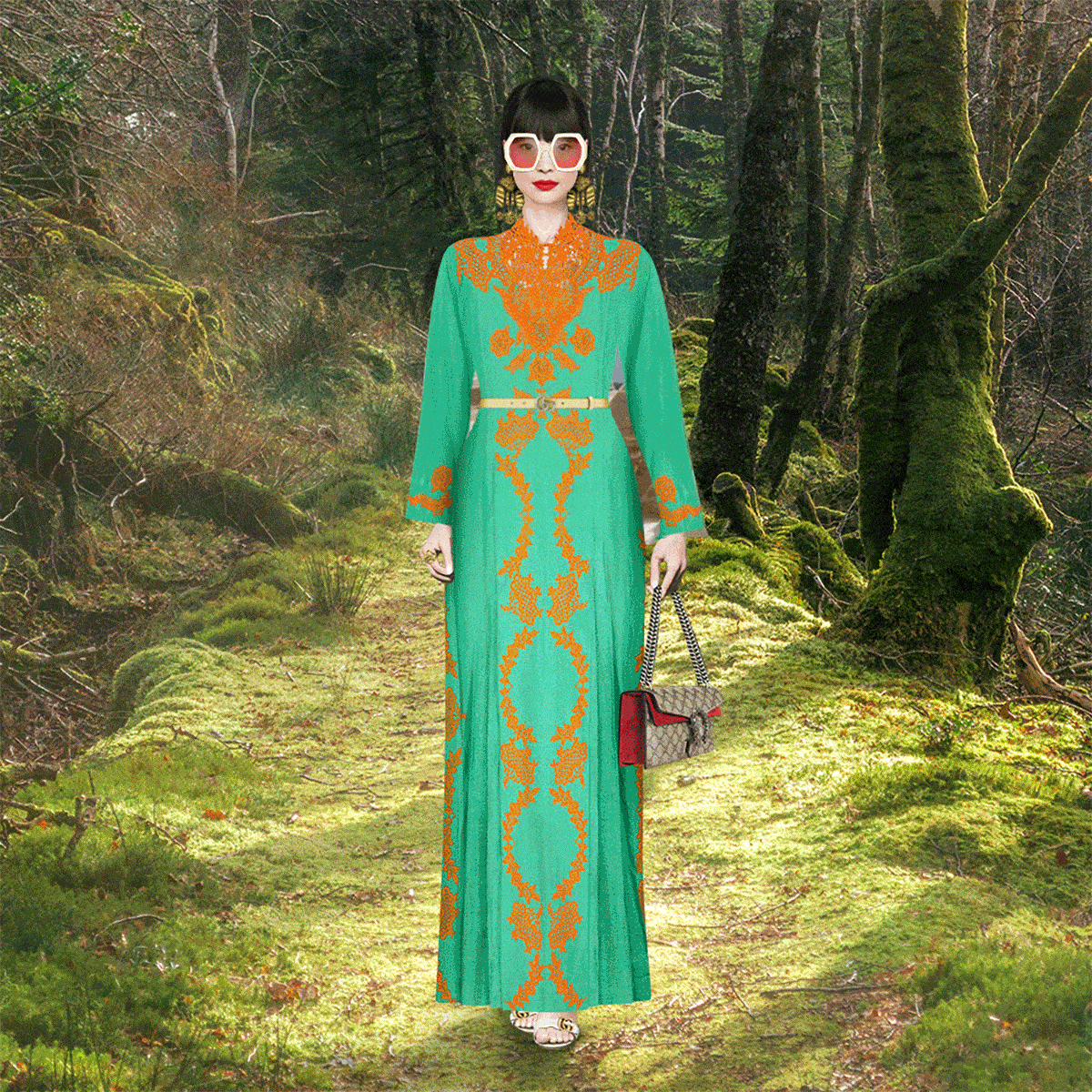 gucci virtual dress